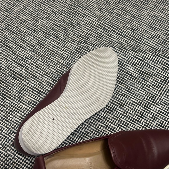 Everlane Maroon Slip-On Flats street shoe modern loafer sz 9 - Picture 6 of 6